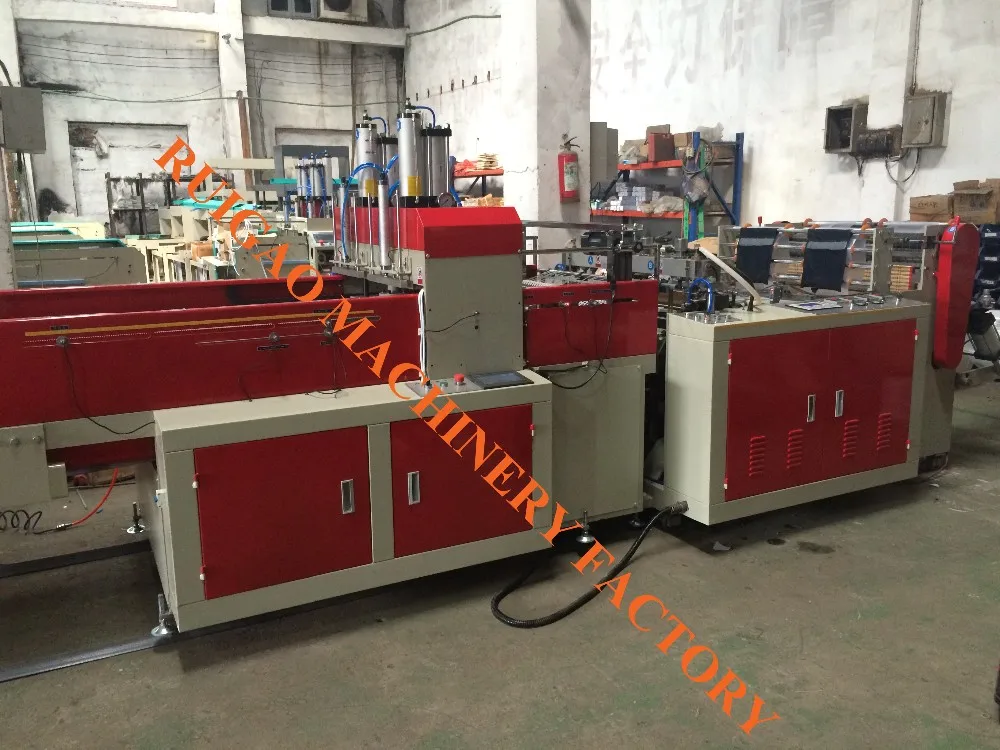 High Speed Vest T shirt plastic poly Making Bag Machine price