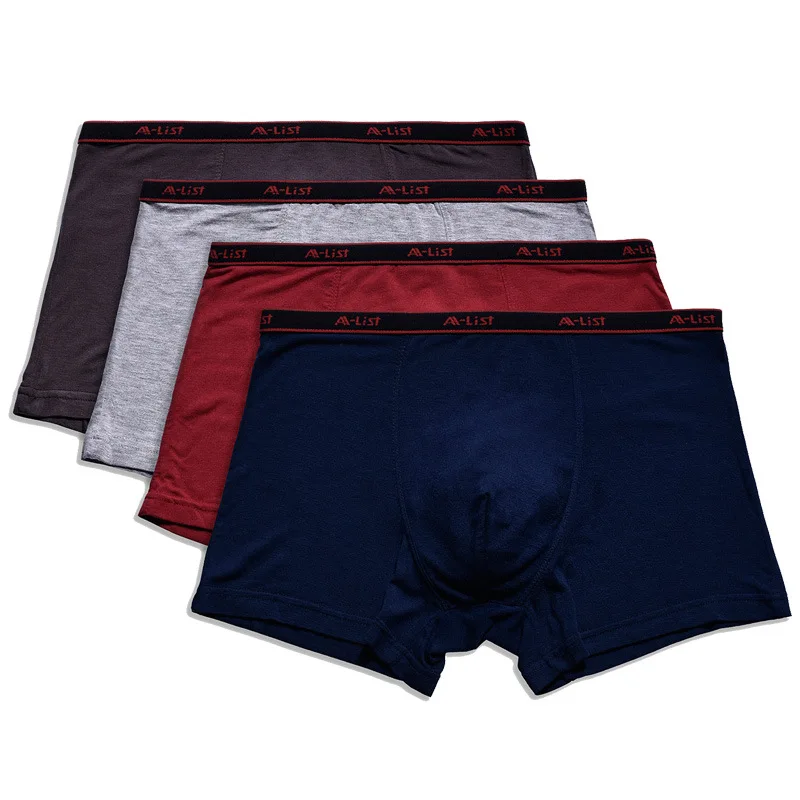 
organic cotton material men underwear with factory price custom logo underwear men boxer brief 