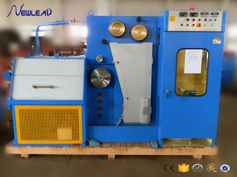 14DT (0.25-0.6mm) High Speed Factory Price Fine Cable/Wire (Aluminum/Copper) Machine with Internet Continuous Annealer