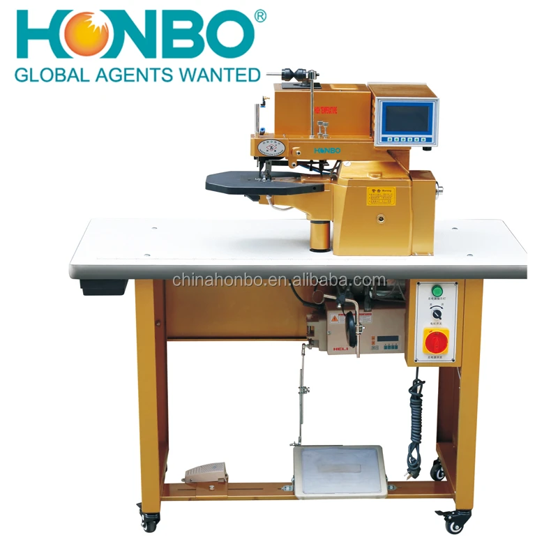 HB-291 интеллектуальные промышленные компьютеризирована операции обуви и кожи склеивания и складывая машина