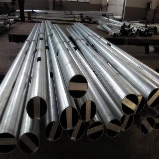 Superior street light pole frp straight pole utility pole for your selection