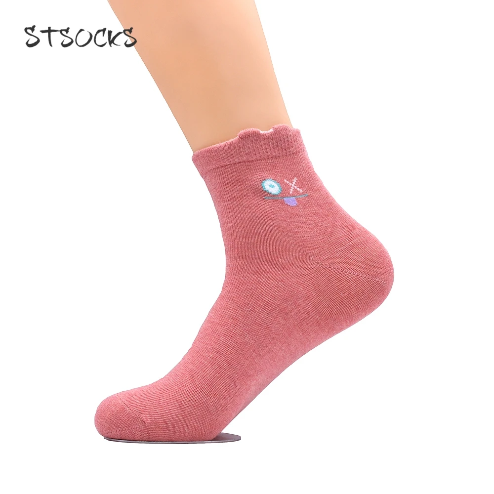 
Новый стиль бархатные милые носки-трубы дышащие Нескользящие подростковые носки для девочек 