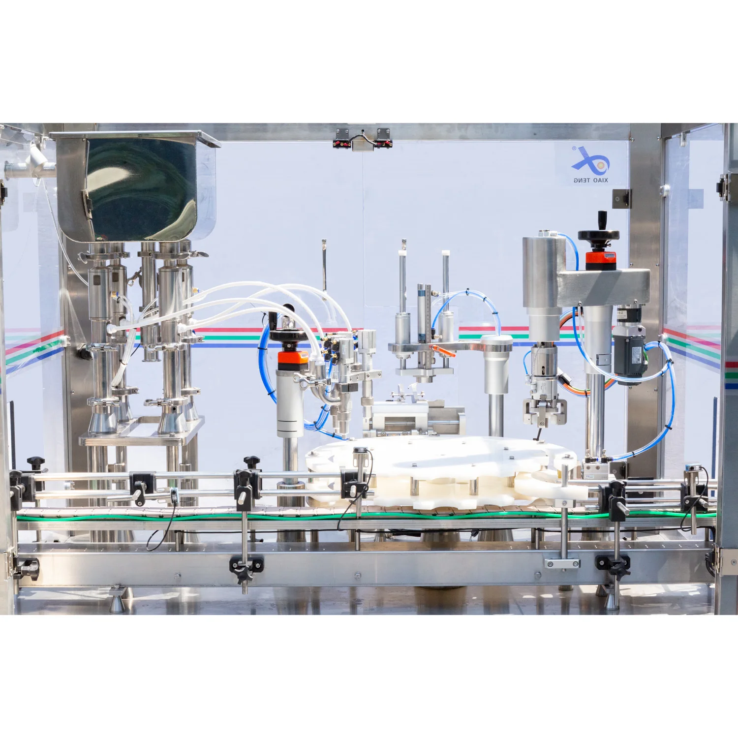 
Made in China automatic syrup bottling filling capping machine 