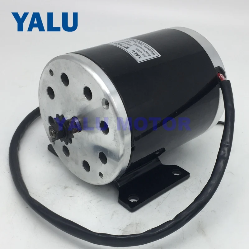 MY1020 PMDC 24V 500W Motor Electric Bike Conversion Kit for Wheel Drive Engine scooter moped agricultural robot with connector