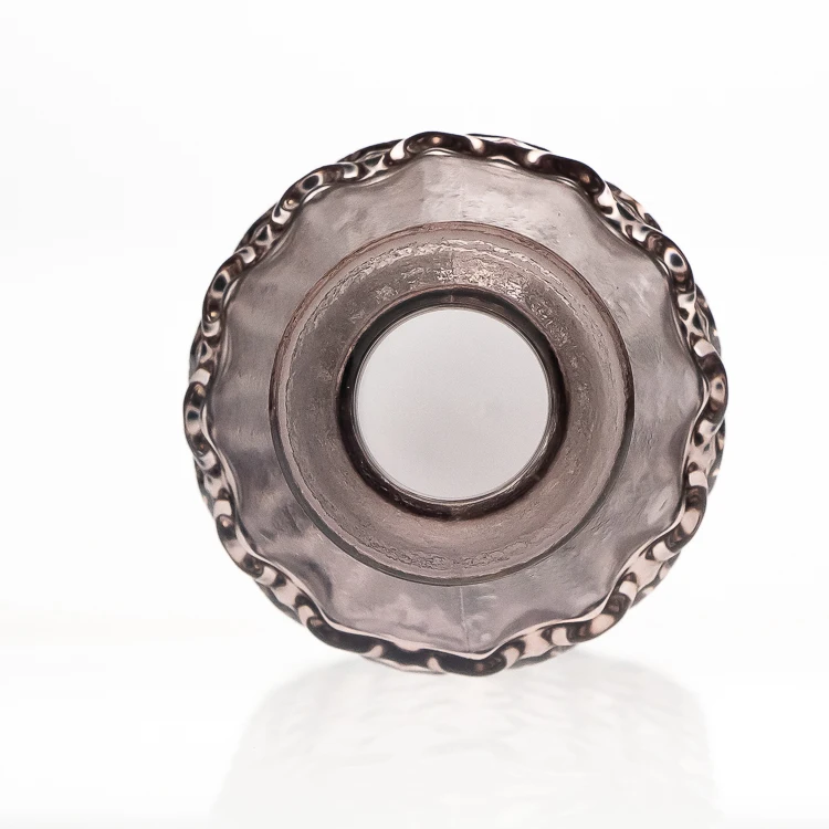 Home Decorative Wholesale 150ml 5oz Engraving Colorful Crystal Glass Perfume Diffuser Vase Bottle with Stopper