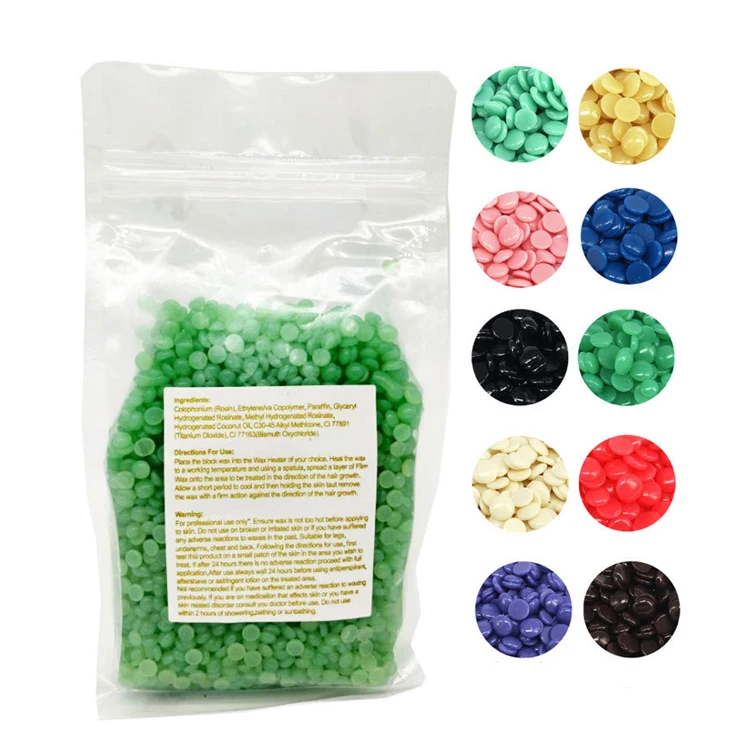 Оптовая продажа 10 вкусов депиляции Private Label OEM/ODM удаления волос жесткий воск бобы для красоты кожи
