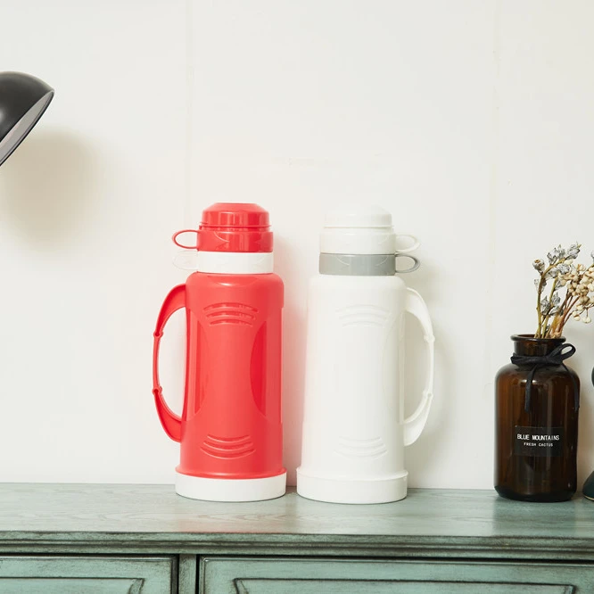 2019 New Glass Thermo Black Plastic Vacuum And Inner Vaccum Flask