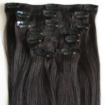 Remy Clip In Hair Extension Double Drawn Clip In Hair Extensions 100% Human Hair Cuticle Aligned