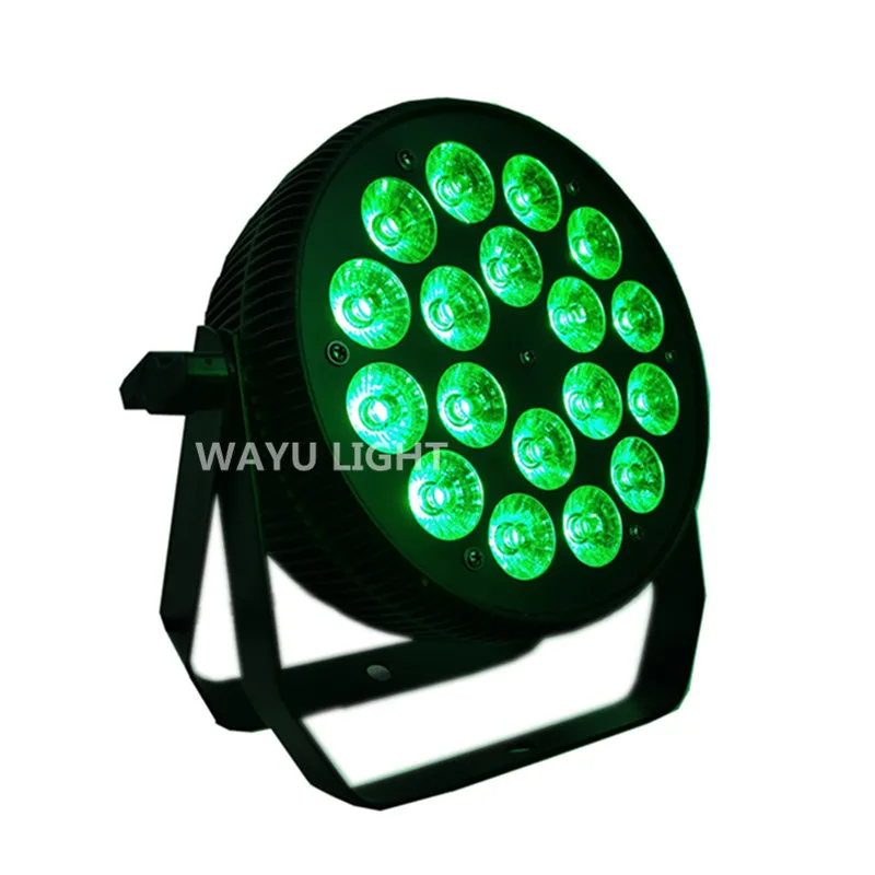 18x18W led Par Light RGBWA+UV 6in1 LED Stage light Wireless DMX  Mini par LED Wedding Club LED  Par can Wash light