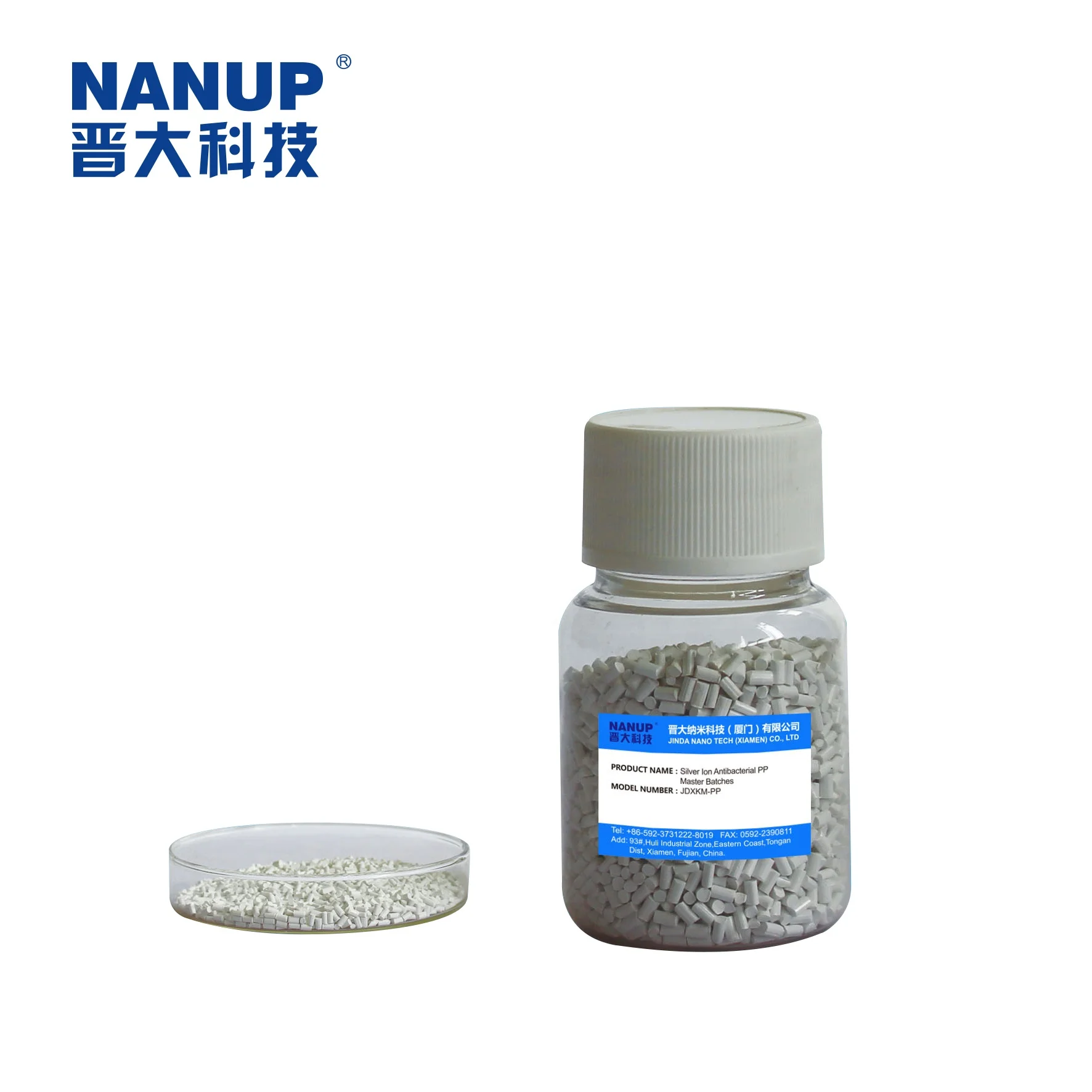 
High efficiency antimicrobial ag silver ion polypropylene PP fiber masterbatch price for hospital surgical gown 