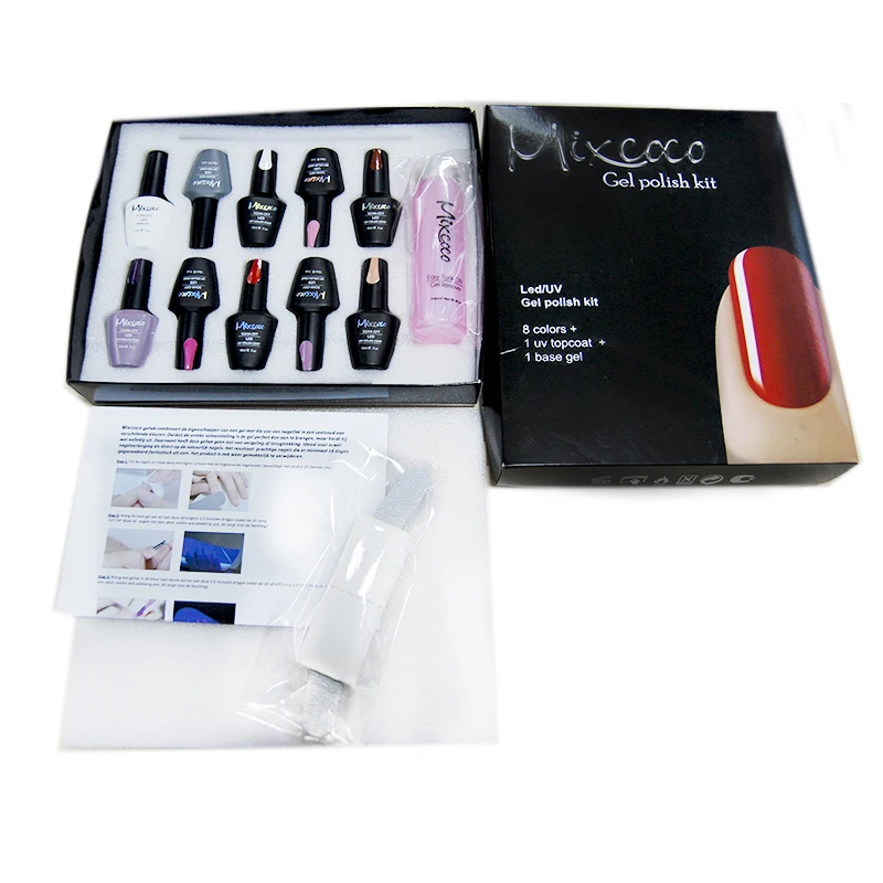 2020  Mixcoco Hot Selling Nail Professional Product Nail UV Gel Polish Kit