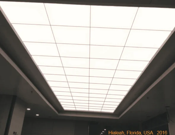 
6000k 40w 120x30 skylight ceiling frameless led panel light 