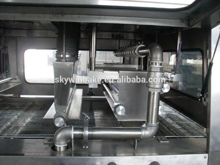 Skywin Industrial Chocolate Coating Machine Enrobing Line for Biscuit Cookies Cake