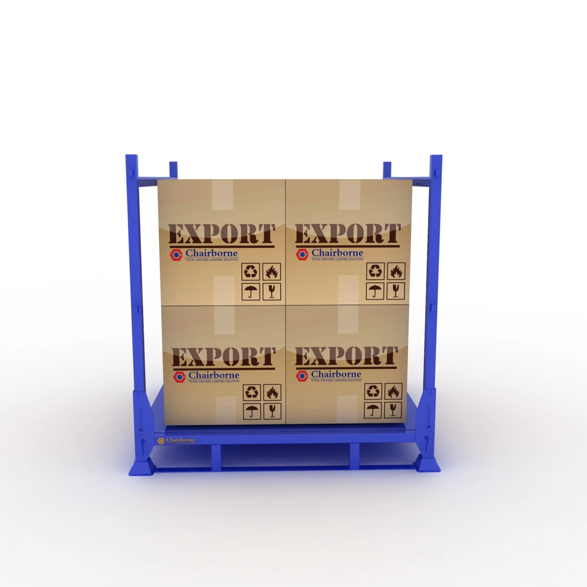 Warehouse metal stackable racks pallets from the manufacturer