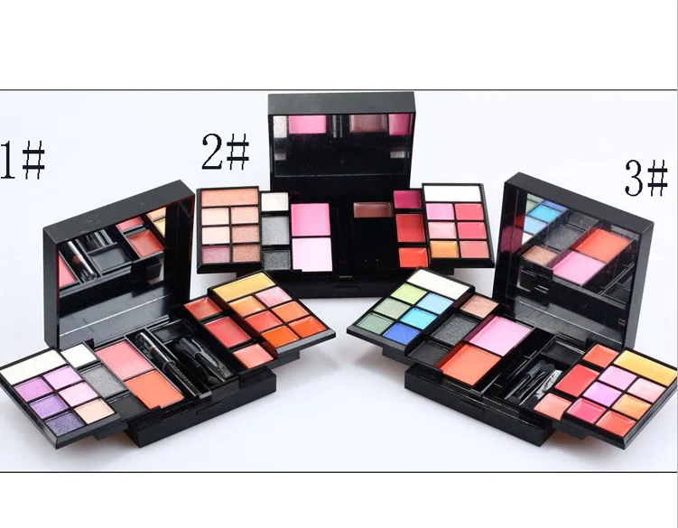 Dropshipping Makeup Kits 23 Color Eyeshadow + Lipgloss + Blush Cosmetic Sets
