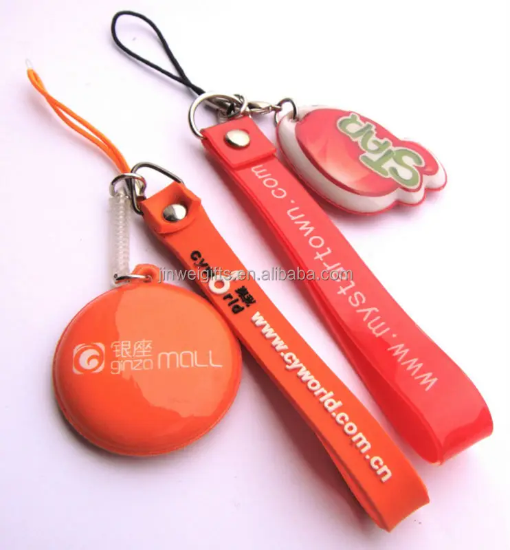 2018 Мода Дизайн Пользовательские мягкие ПВХ ремни для мобильных телефонов