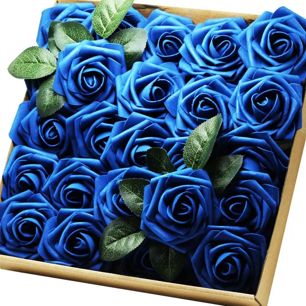 Rose Flowers Artificial Flowers Wedding Flowers Red Fake Rose