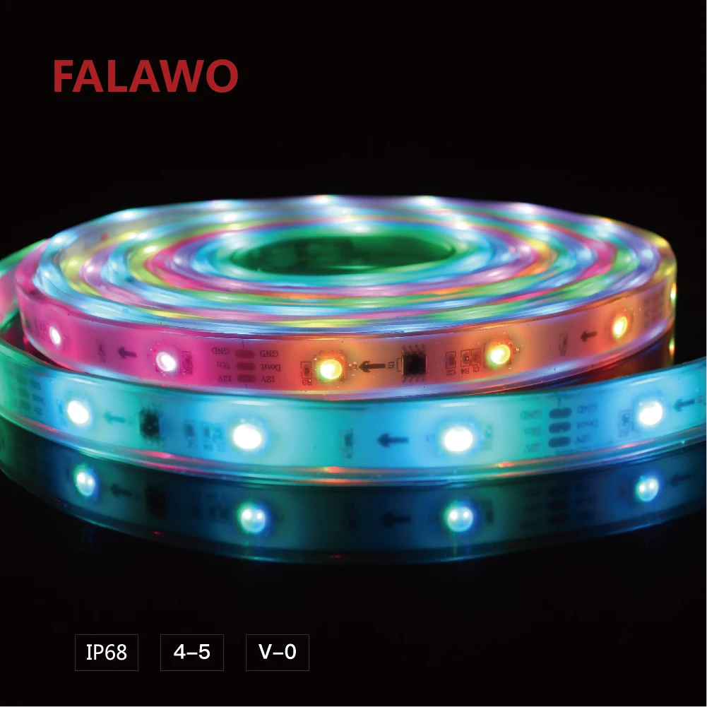 Falawo waterproof ip68 strip light led