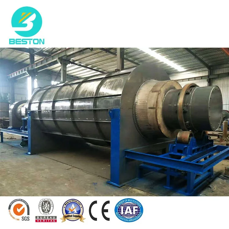 Air flow carbonised coconut shell rice husk charcoal machine thailand