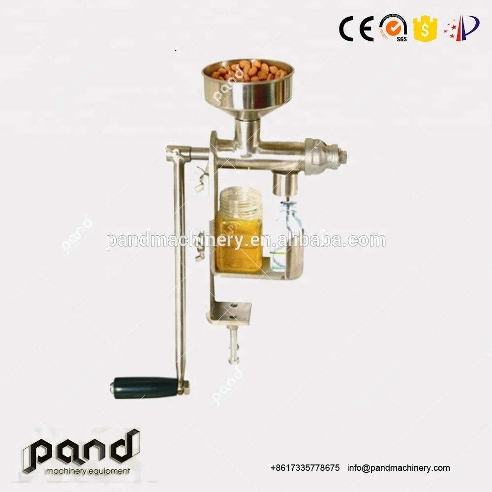 small hand groundnut oil expeller/homeuse manual oil press machine