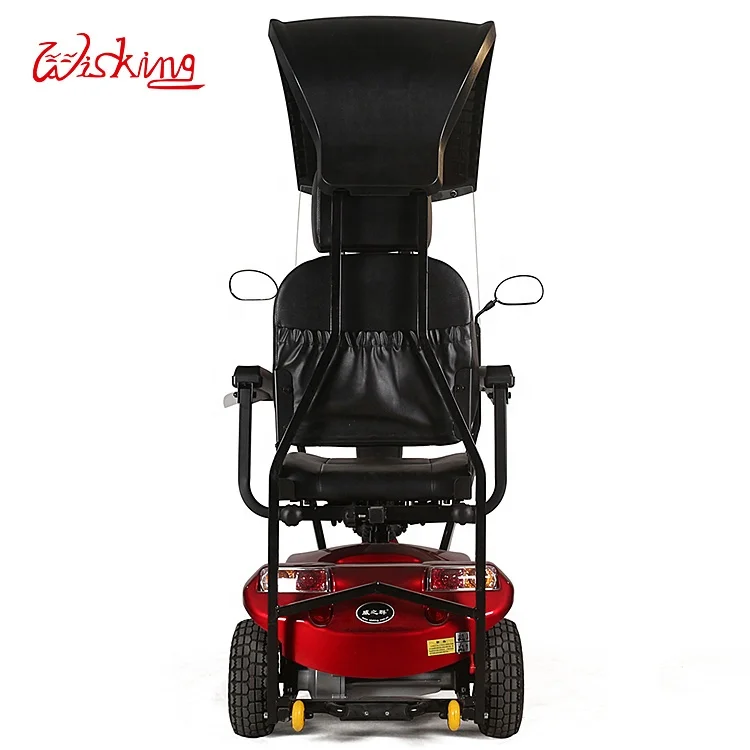 Wisking 4049 middle size electric scooter with windshield and roof