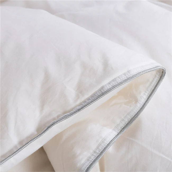 Big OEM Order Service Down blanket comforter 75% white goose down quilt king hungarian goose down duvet comforter