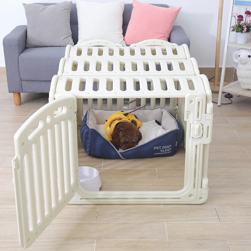 
2019 hot sale roomy and comfortable pet fence dog house for small animal 