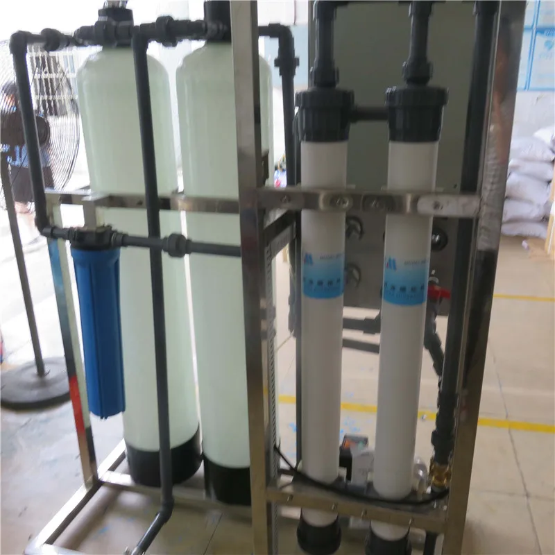 500L High PH Automatic ultrafiltration equipment water purification machine With EDI and purified water tank