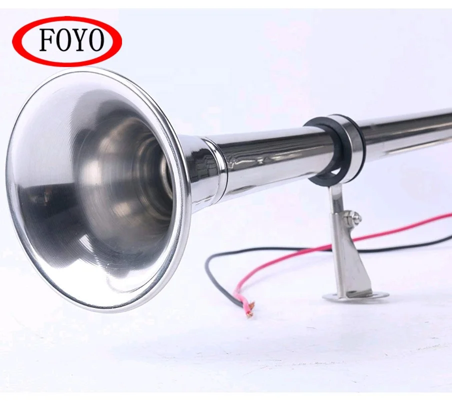 Foyo Marine Parts & Accessories 316 Stainless Steel Electro Magnetic Boat Horn Single