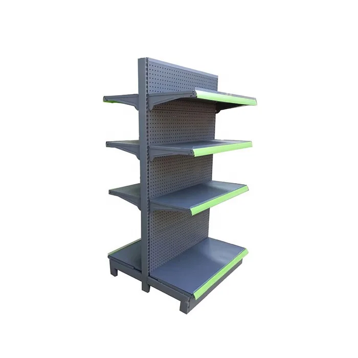 Metal Supermarket Gondola shelf Shelving Convenience Store Display rack for store