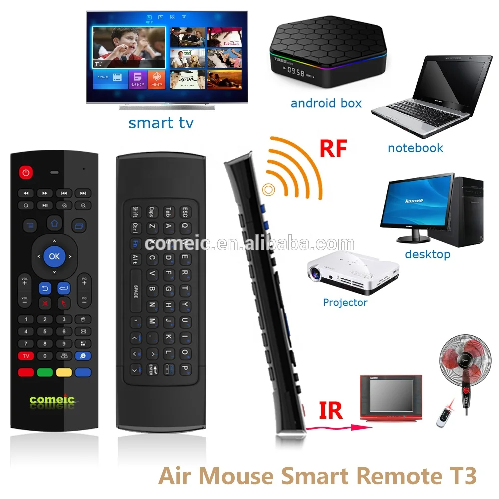T3 wireless air mouse keyboard remote for windows 10