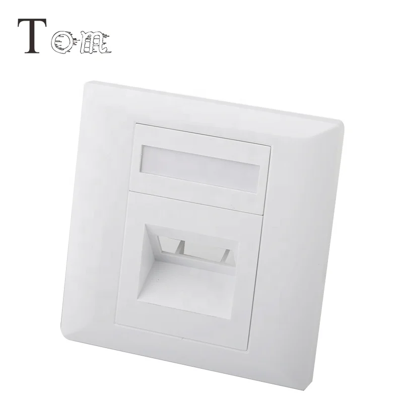 TOM-MB-15-02 86*86mm Fiber face plate ,2 Port SC/LC Fiber Face Plate Tom-MB-15-02 Fiber face plate