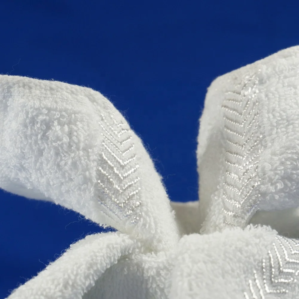 High Quality Cotton white airline refreshing towel for traveling