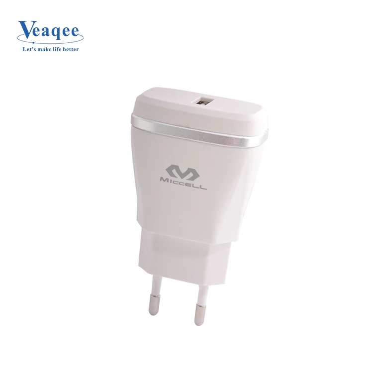 Высокое качество оптовая продажа низкая цена ЕС Plug 5 В в 1a стены зарядное устройство для iPhone Android мобильного телефона