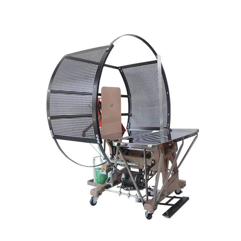 Bale Tie Automatic PE Tying Bundling Strapping Machine 1200mm automatic PE Tying Bundling Strapping Machine