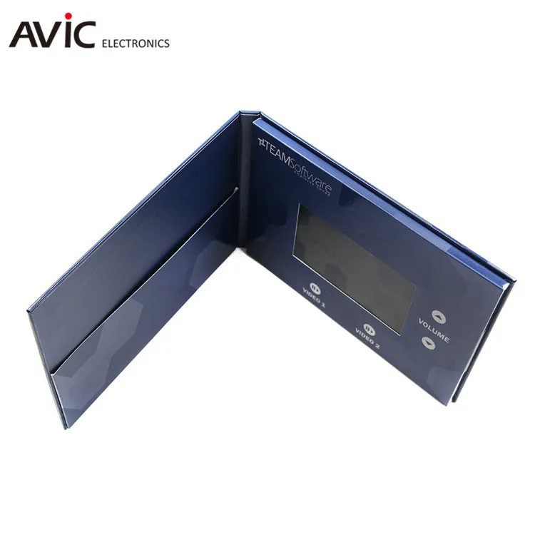 Китайский Oem на заказ 5 Дюймовая видеокарта с карманной брошюрой Lcd