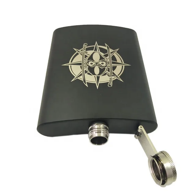 
BPA Free Custom 8oz hip flask with logo 