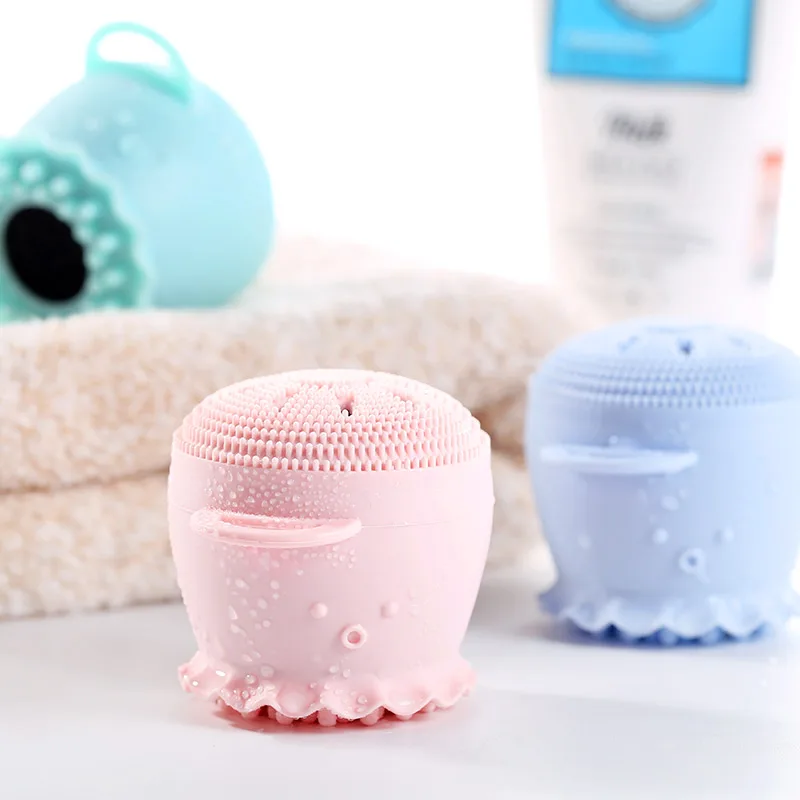 Wholesale Bulk Trending Products Soft Custom Makeup Wireless Clean Wash Beauty Silicone Face Brush