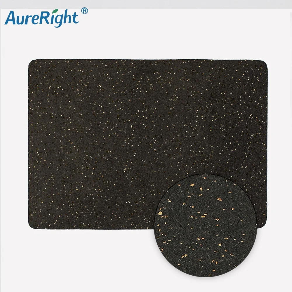 Black Thin Recycled Foam Padding Sheets for Shoe Soles