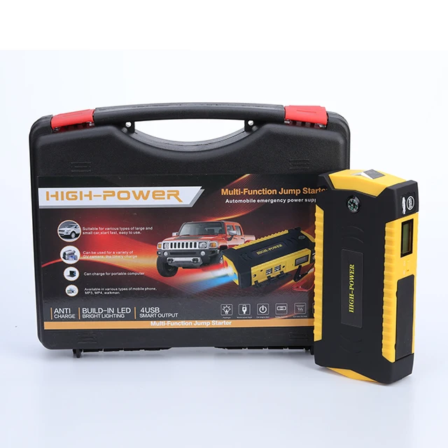 89800mAh Multifunction Super Capacitor Jump Starter 12V 4USB 600A Car Battery Booster