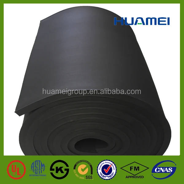 
Round rubber foam spong insulation fire resist close cell foam 