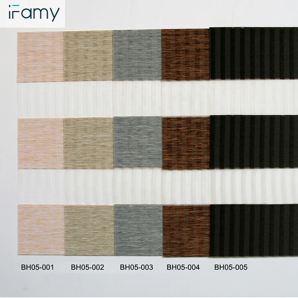 Hot sale Zebra Blind with many color double choose layer day and night blind