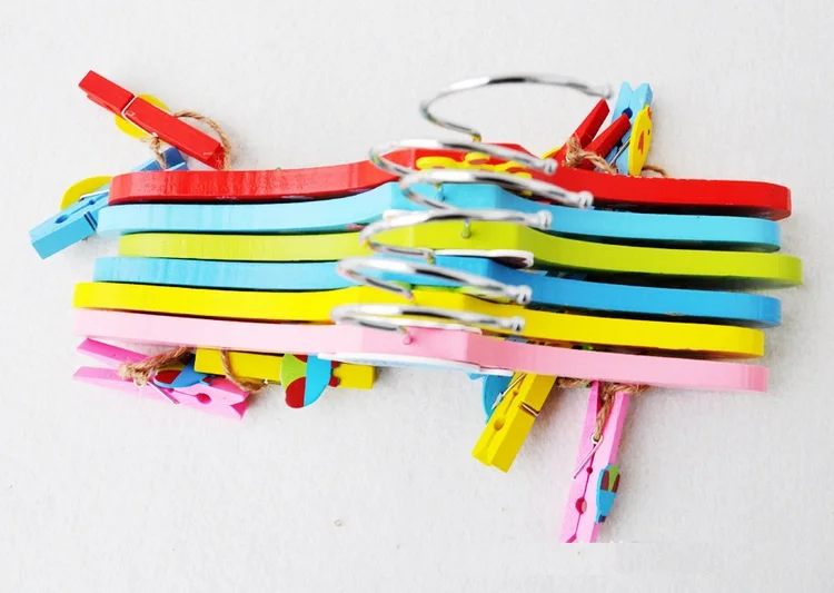 New Design Cartoon cute Wooden hanger for Children Clothes