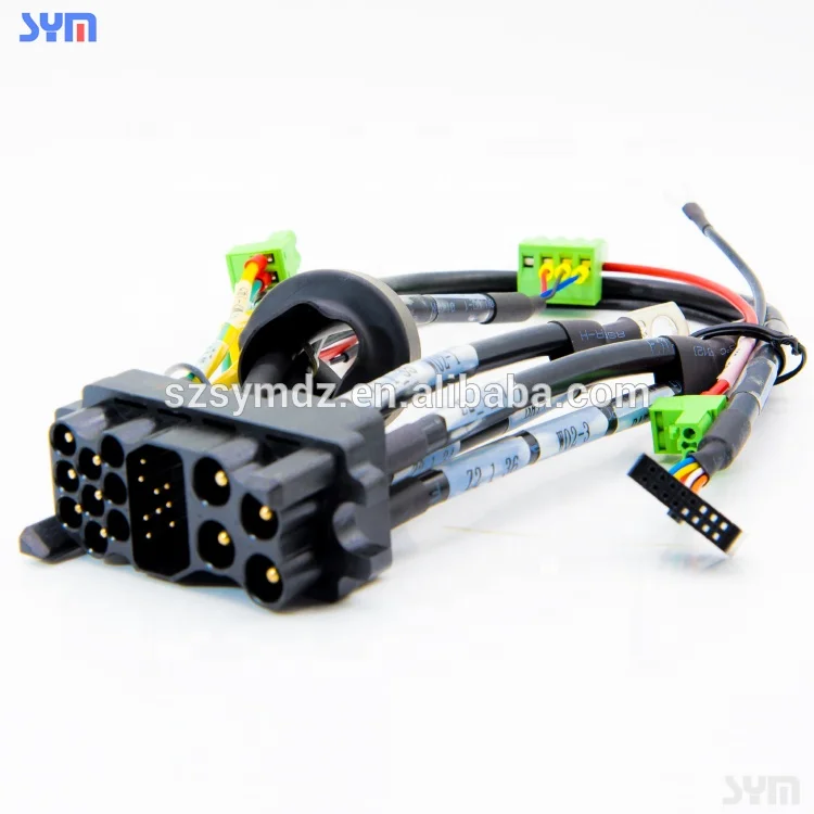 New energy power automobiles UPS solar 1/0 2/0 3/0 4/0 AWG cable ring terminal wire harness