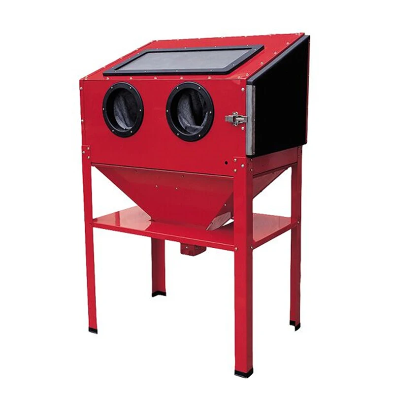 200lHigh Quality Vertical Sandblast Cabinet with low price Industrial Cabinet sandblaster