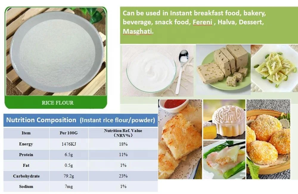 Steam processing pure rice powder, rice flour for health food