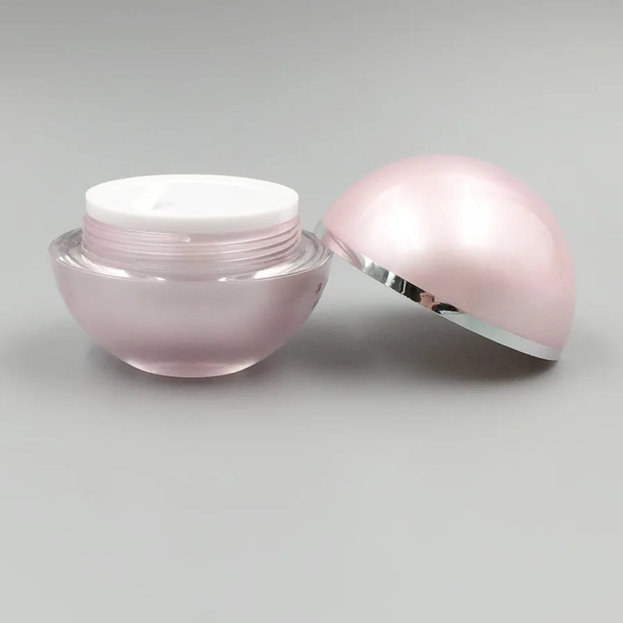 
ball shape jar for skincare cream jar luxury 