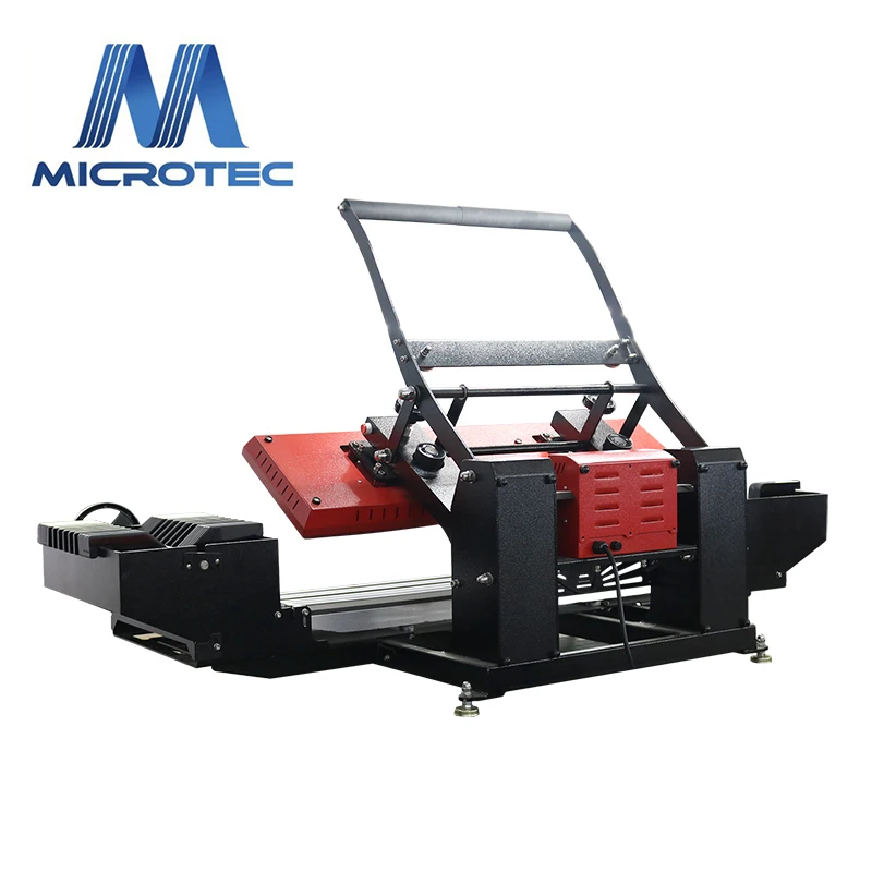 Microtec heat press for ribbon,digital auto-open lanyard heat press,heat press for sublimation