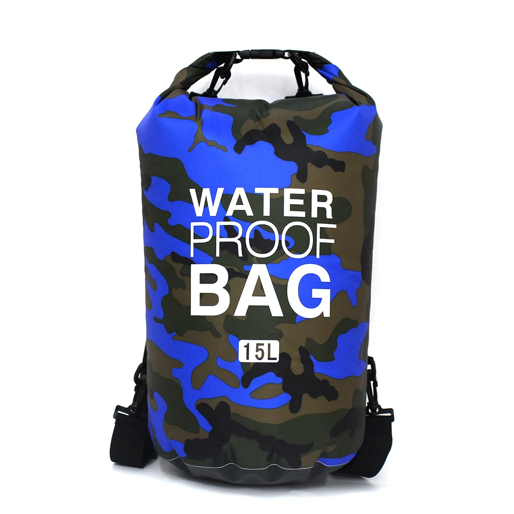 Best Selling Camo Waterproof Bag Ultralight Polyester Can be Custom Logo Camouflage Dry Bag