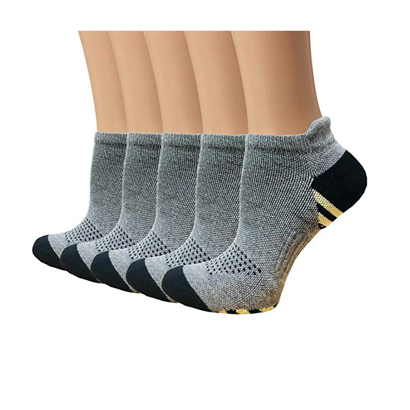 AJ 19383 Custom Cotton /Bamboo Athletic Cushion Sport Arch Support Padded Ankle Running Socks
